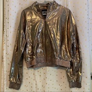 Metallic gold jacket